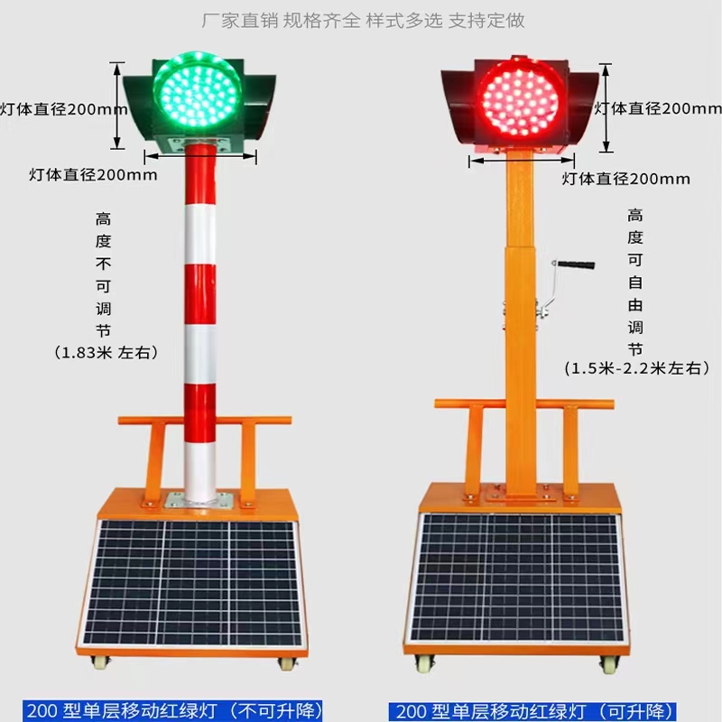 一燈四面紅路燈